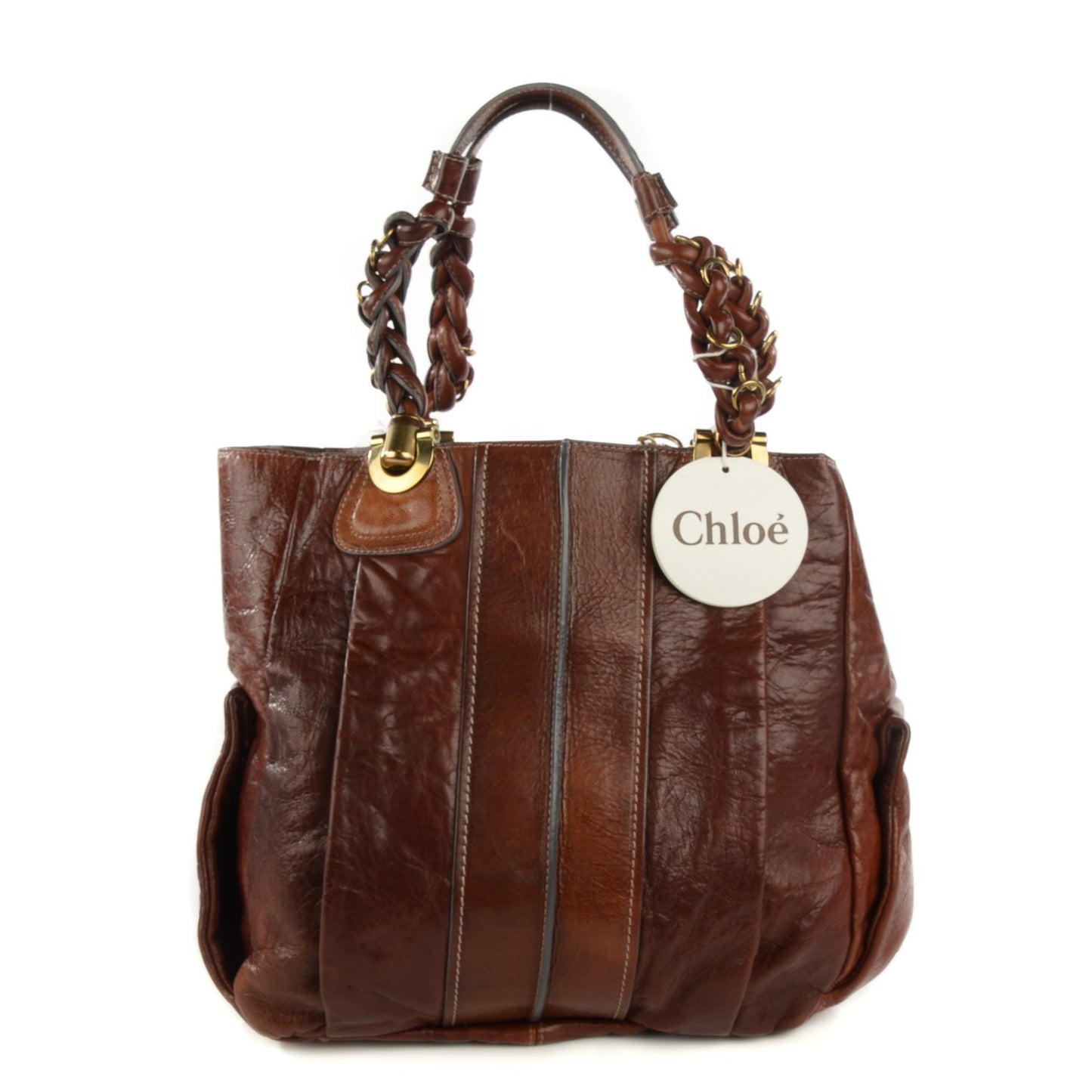 Lambskin Heloise Hobo Moka