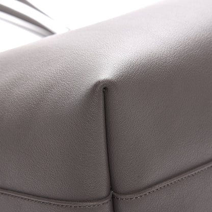 Saint Laurent Calfskin Large Shopping Tote Fog 12 of 13