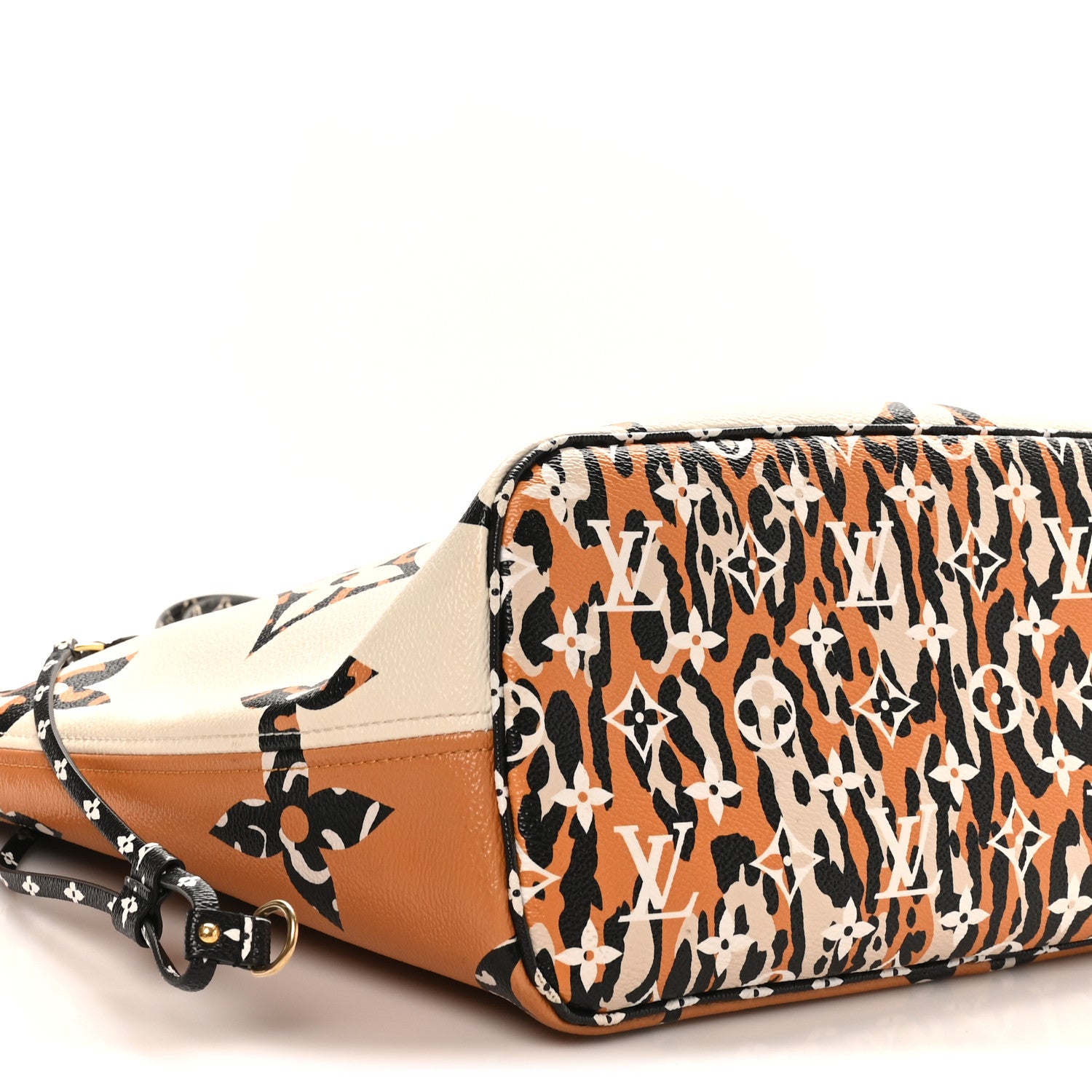 Louis Vuitton Monogram Giant Jungle Neverfull MM Ivory 9 of 10