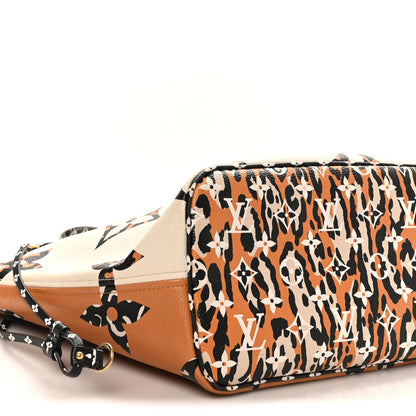 Louis Vuitton Monogram Giant Jungle Neverfull MM Ivory 9 of 10