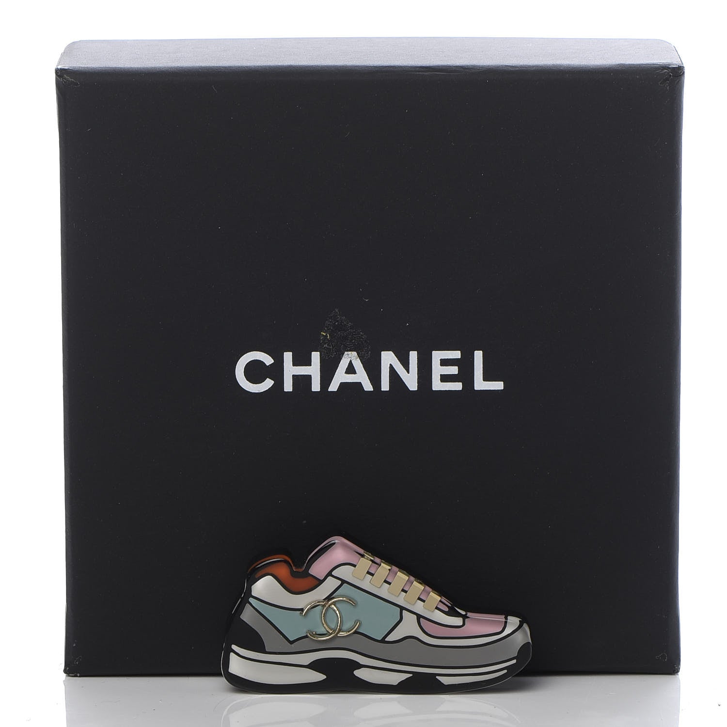 Chanel Resin Icon Manga Sneaker Brooch Multicolor 5 of 5
