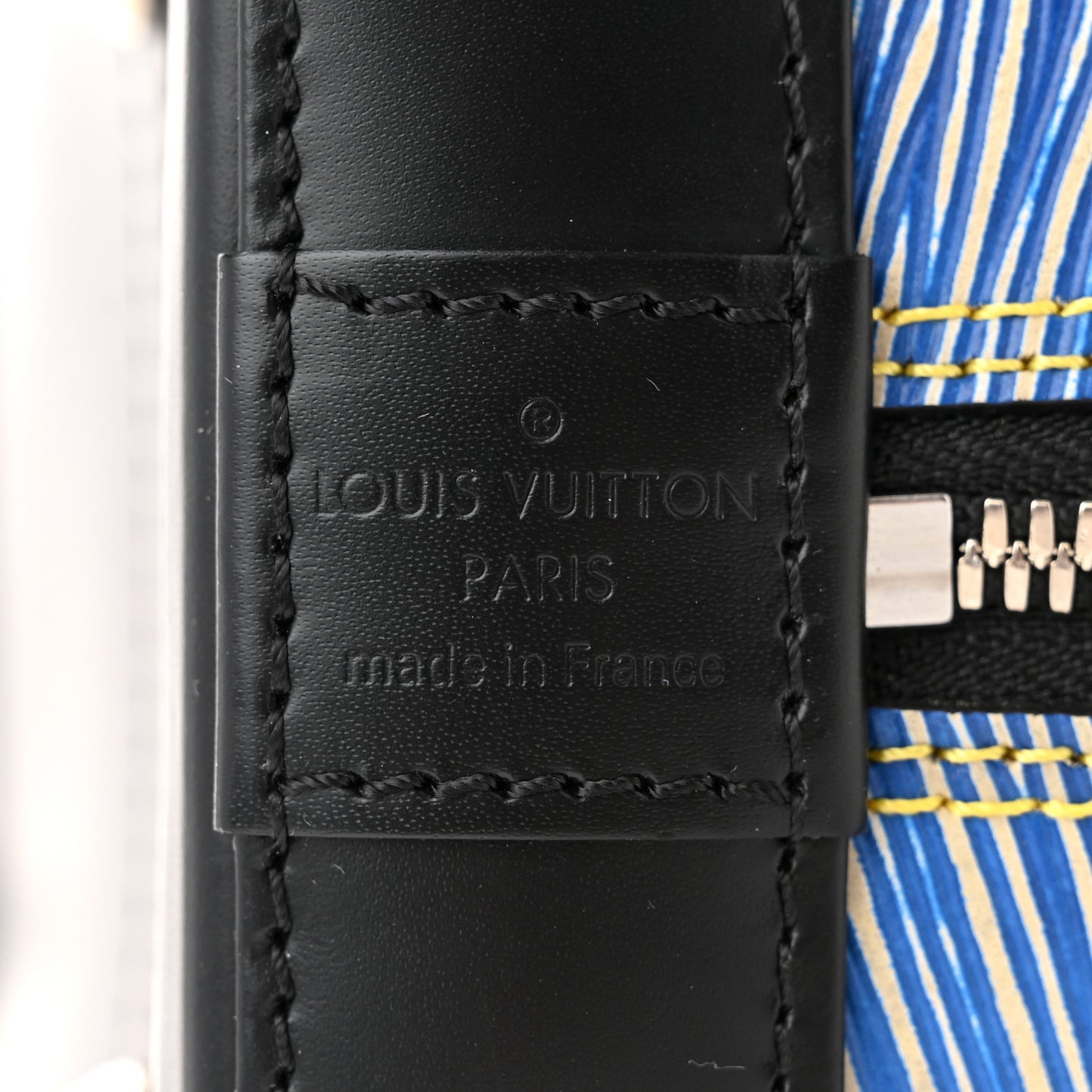 LOUIS VUITTON Epi Alma PM Denim Light