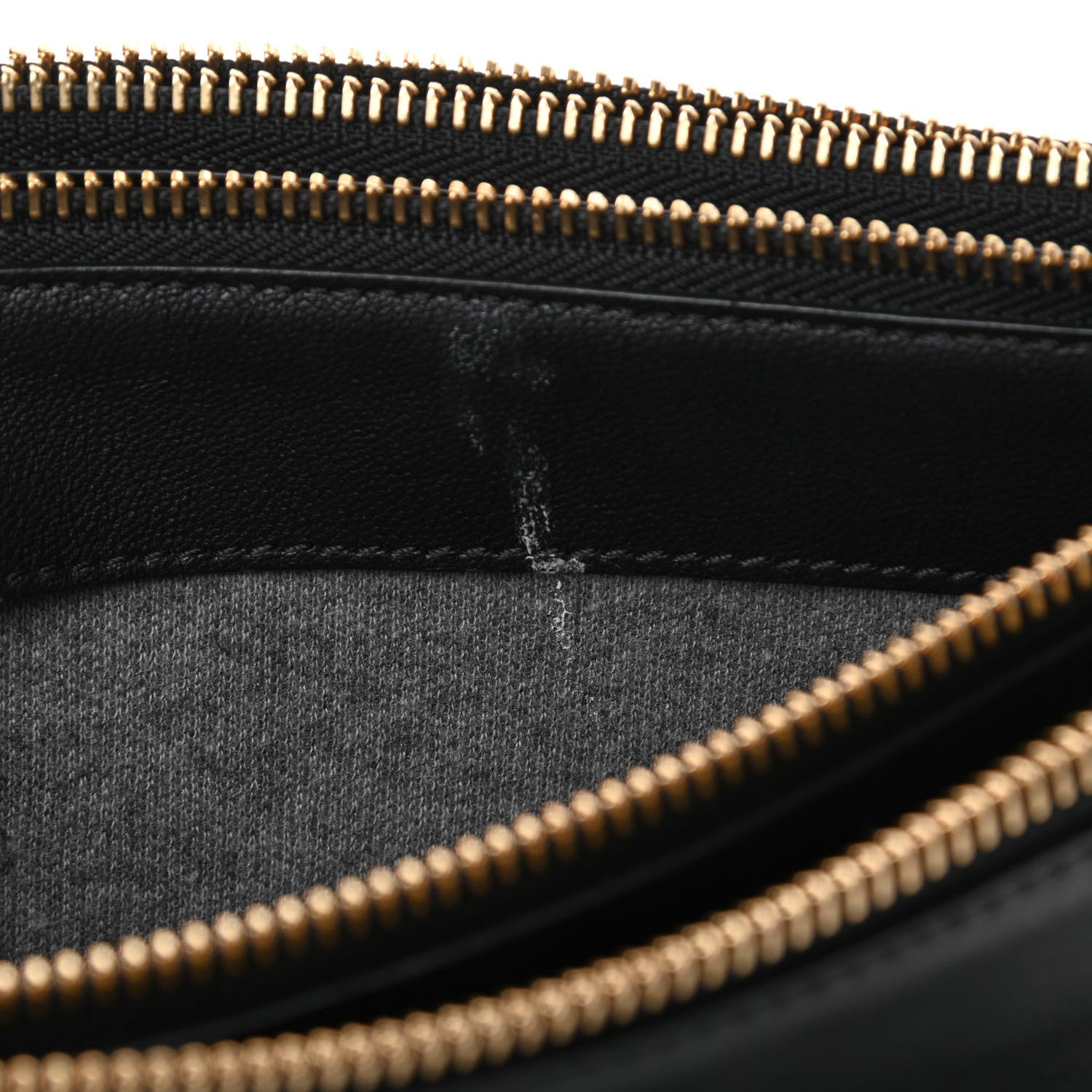 Celine Lambskin Large Trio Crossbody Bag Black 17 of 17