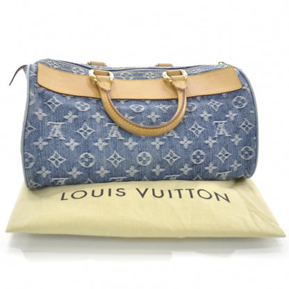 Louis Vuitton Monogram Denim Neo Speedy Blue 3 of 9
