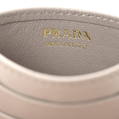 Prada Nappa Impunture Logo Card Holder Pomice 6 of 10