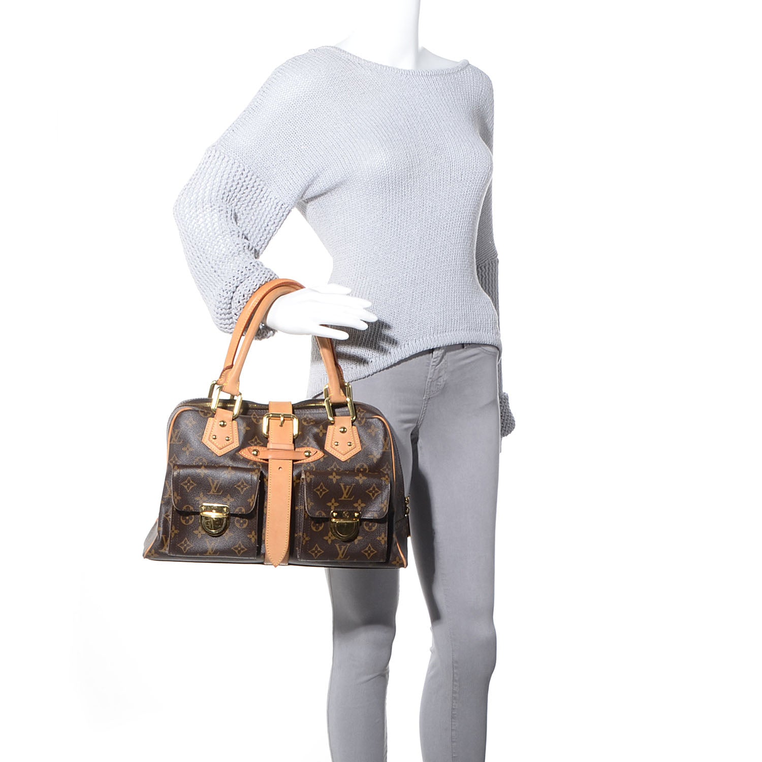 Louis Vuitton Monogram Manhattan GM 2 of 7