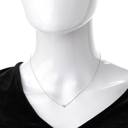 Roberto Coin 18K White Gold Diamond .10ct Diamonds by the Inch Pendant Necklace 2 of 6