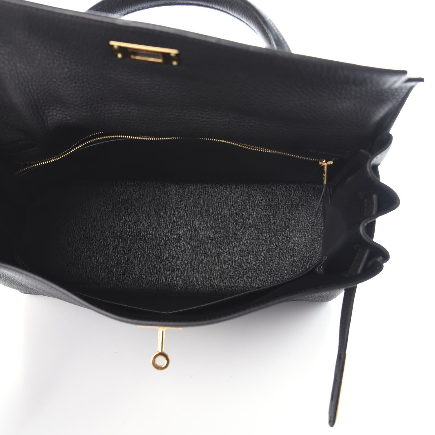 Hermes Togo Kelly Retourne 32 Black 6 of 12