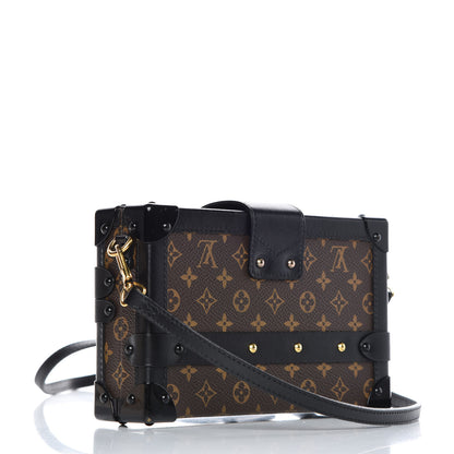 Louis Vuitton Monogram Petite Malle Black 3 of 9