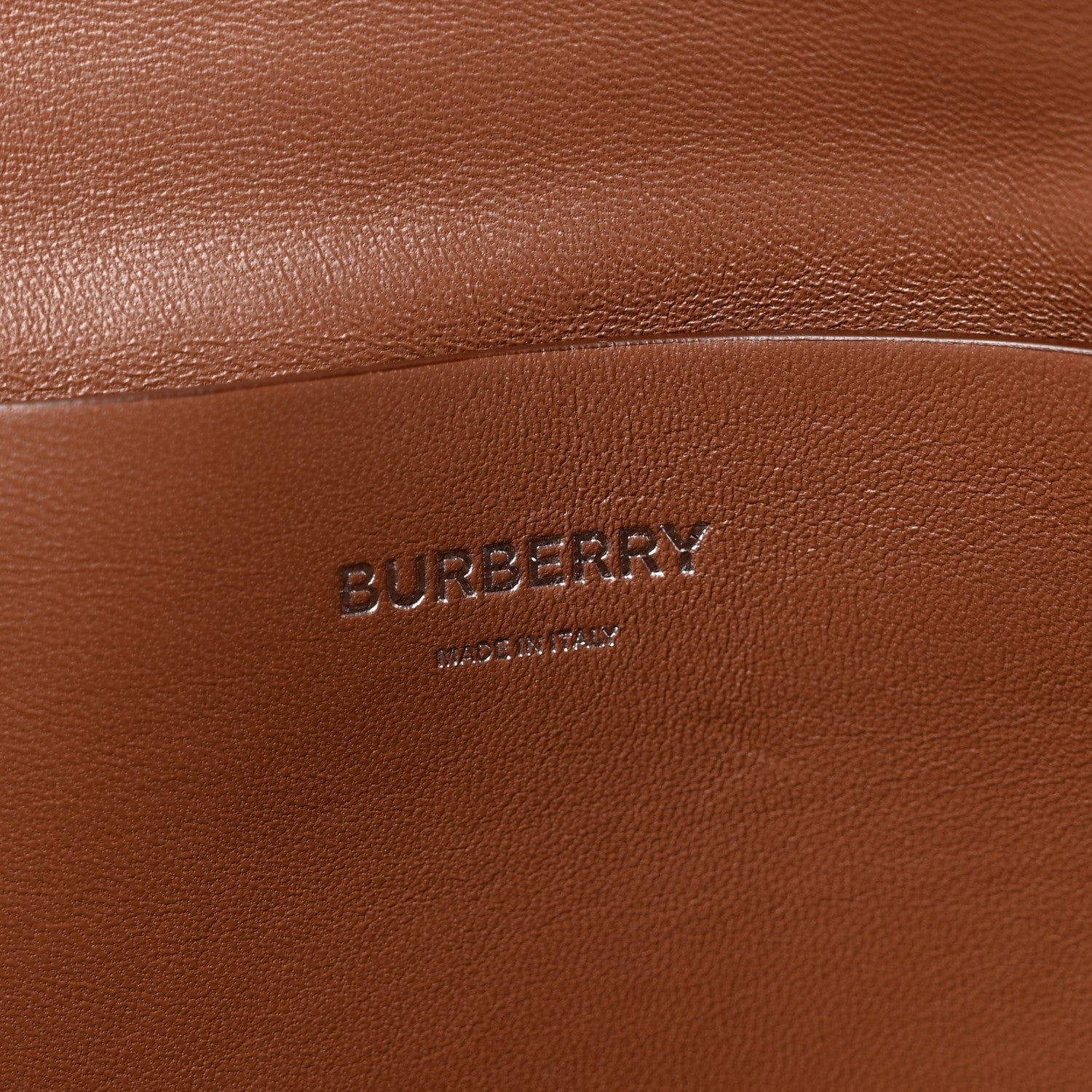 Burberry Canvas Calfskin Small TB Envelope Clutch Natural 6 of 6