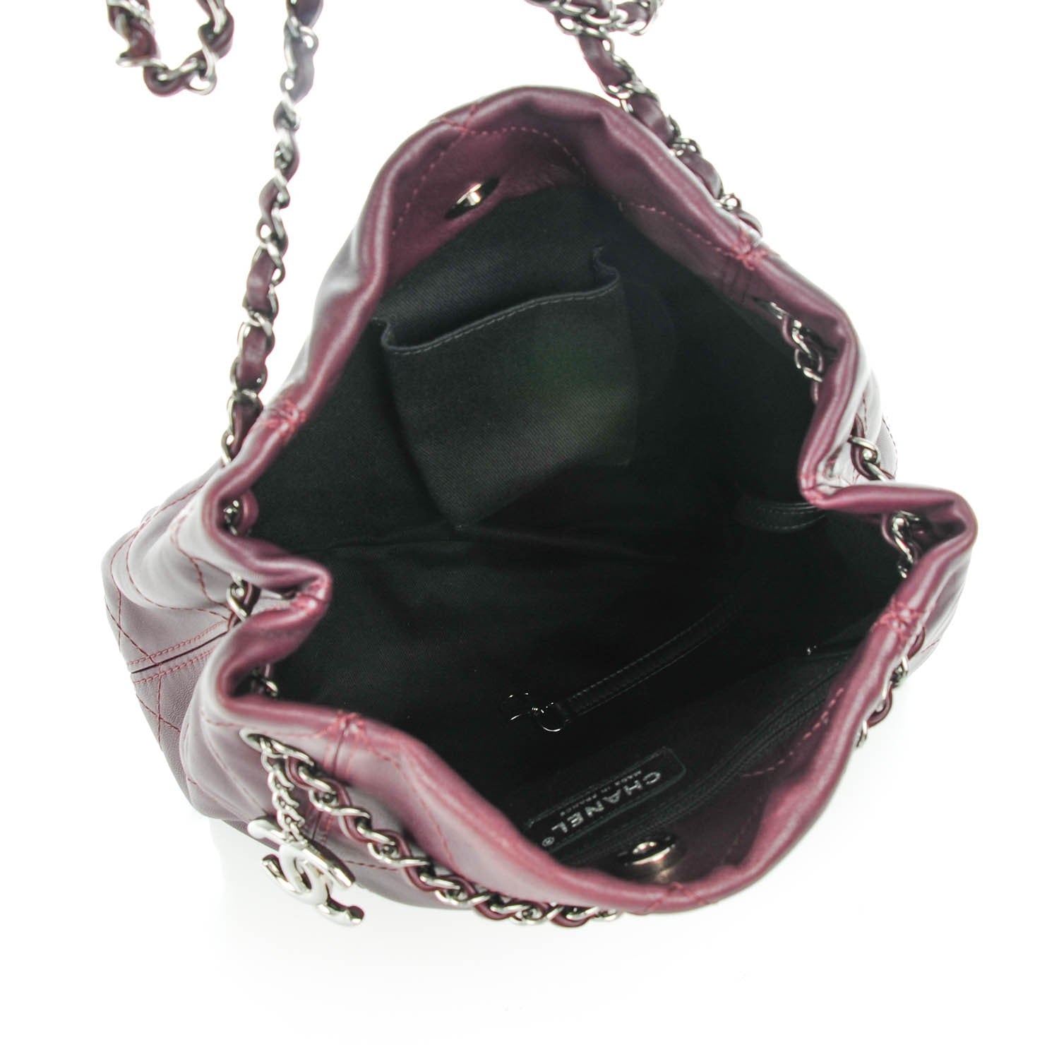 Chanel Lambskin Soft Touch Shoulder Bag Prune 5 of 8