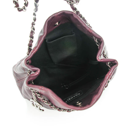 Chanel Lambskin Soft Touch Shoulder Bag Prune 5 of 8