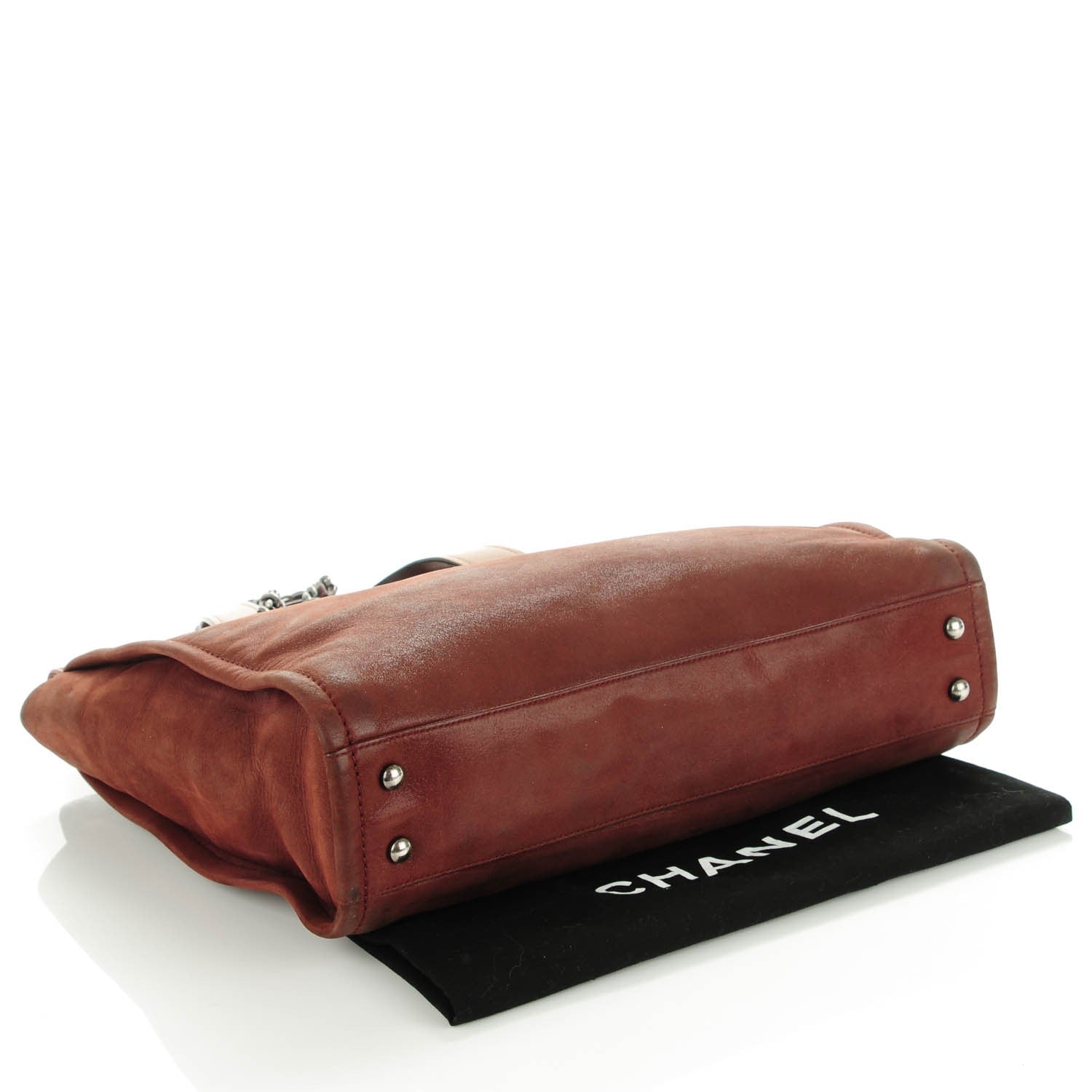 Chanel Iridescent Glazed Calfskin In The Mix Tote Bordeaux 4 of 9