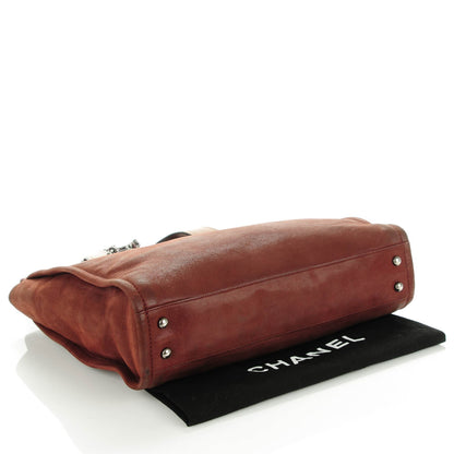 Chanel Iridescent Glazed Calfskin In The Mix Tote Bordeaux 4 of 9