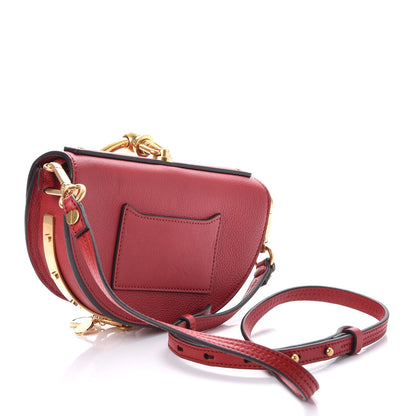 Chloe Calfskin Small Nile Bracelet Minaudiere Bag Dahlia Red 3 of 9