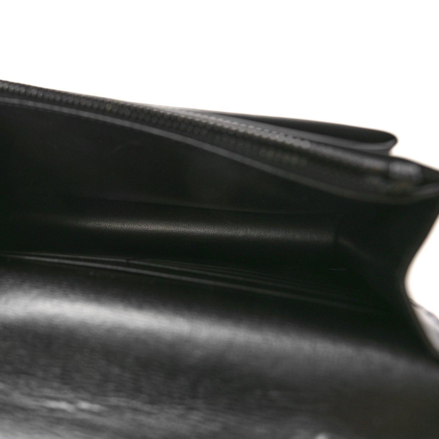 Calfskin Monogram Sunset Chain Wallet Black