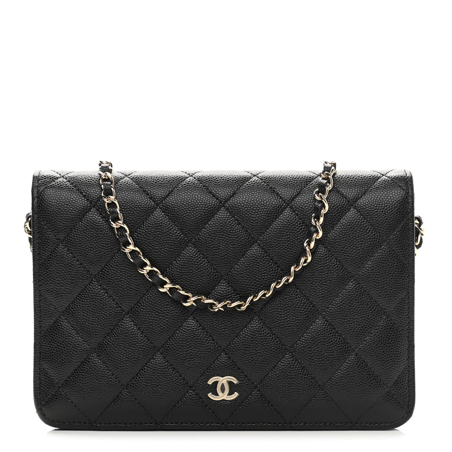 Chanel Caviar Quilted Clutch With Chain Black 1 of 11