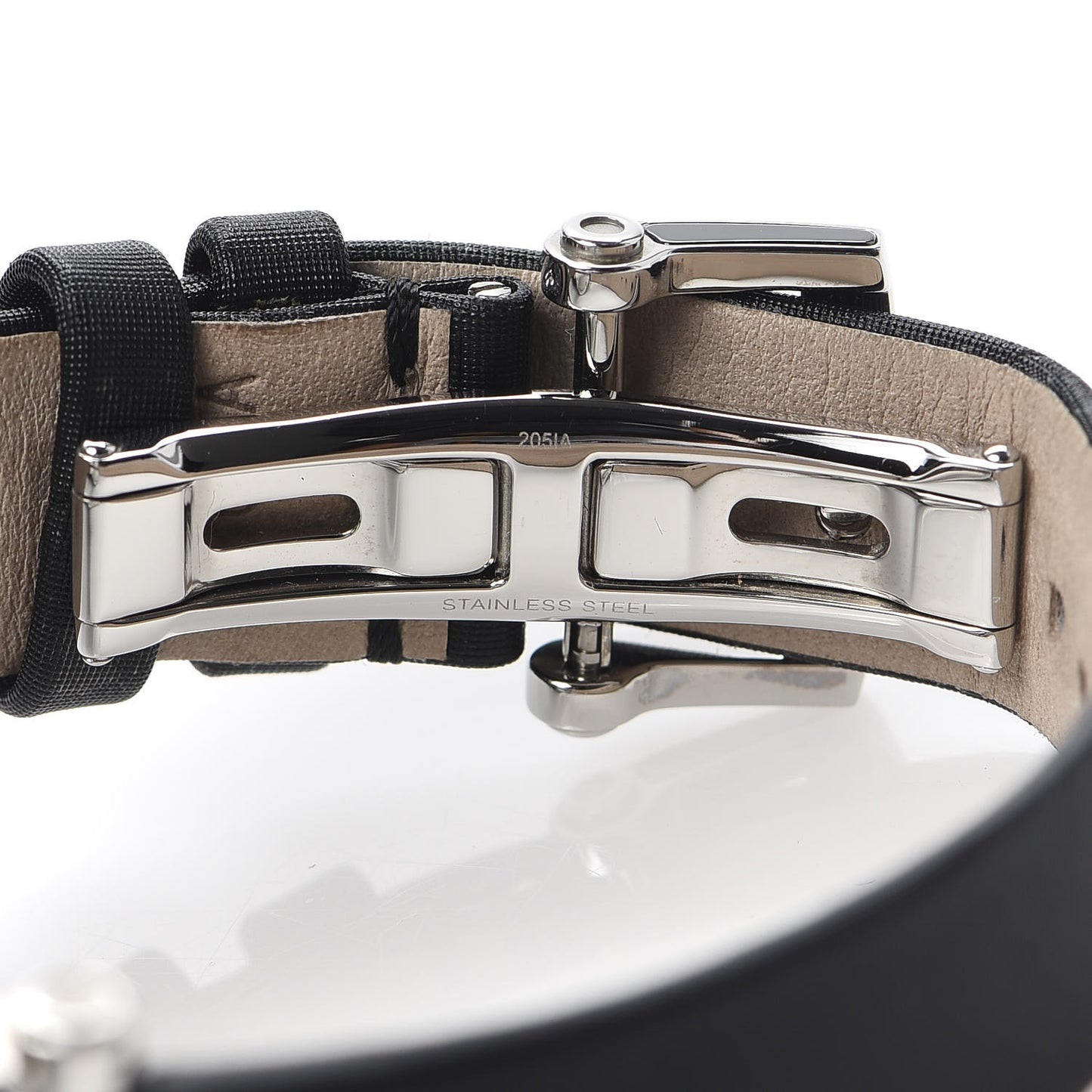 Stainless Steel Satin 30mm Atlas Belt Quartz Watch Black