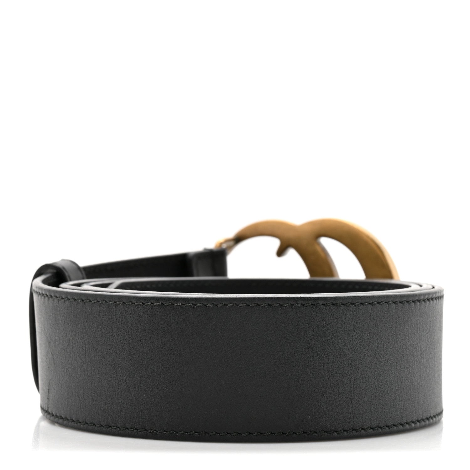 Gucci Calfskin Double G 40mm Belt 95 38 Black 2 of 4