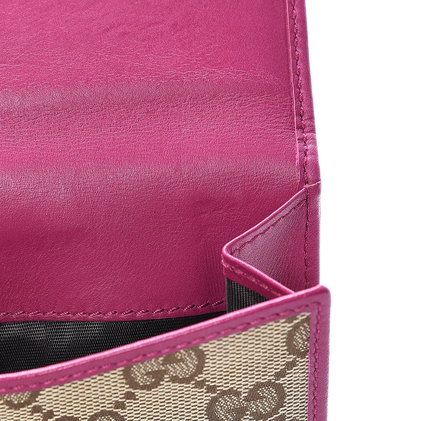 Monogram Dice French Flap Wallet Fuchsia