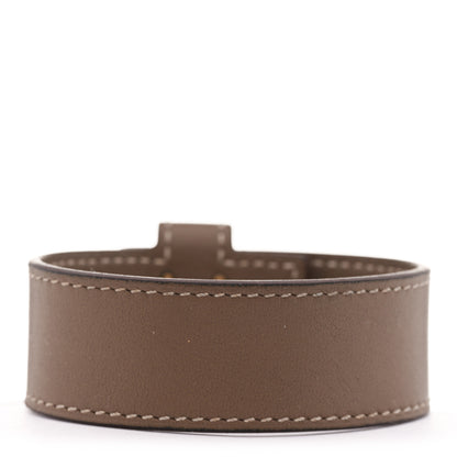 Hermes Swift Kelly Twist Bracelet T3  Etoupe 3 of 7