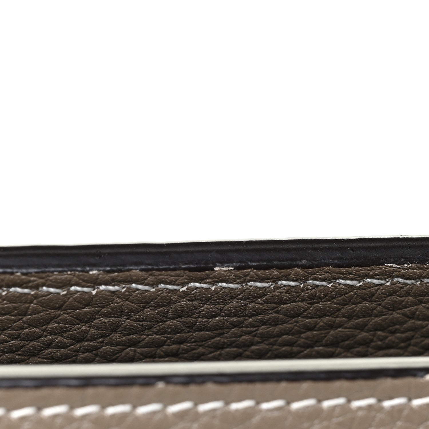 Celine Drummed Calfskin Micro Luggage Souris 16 of 17