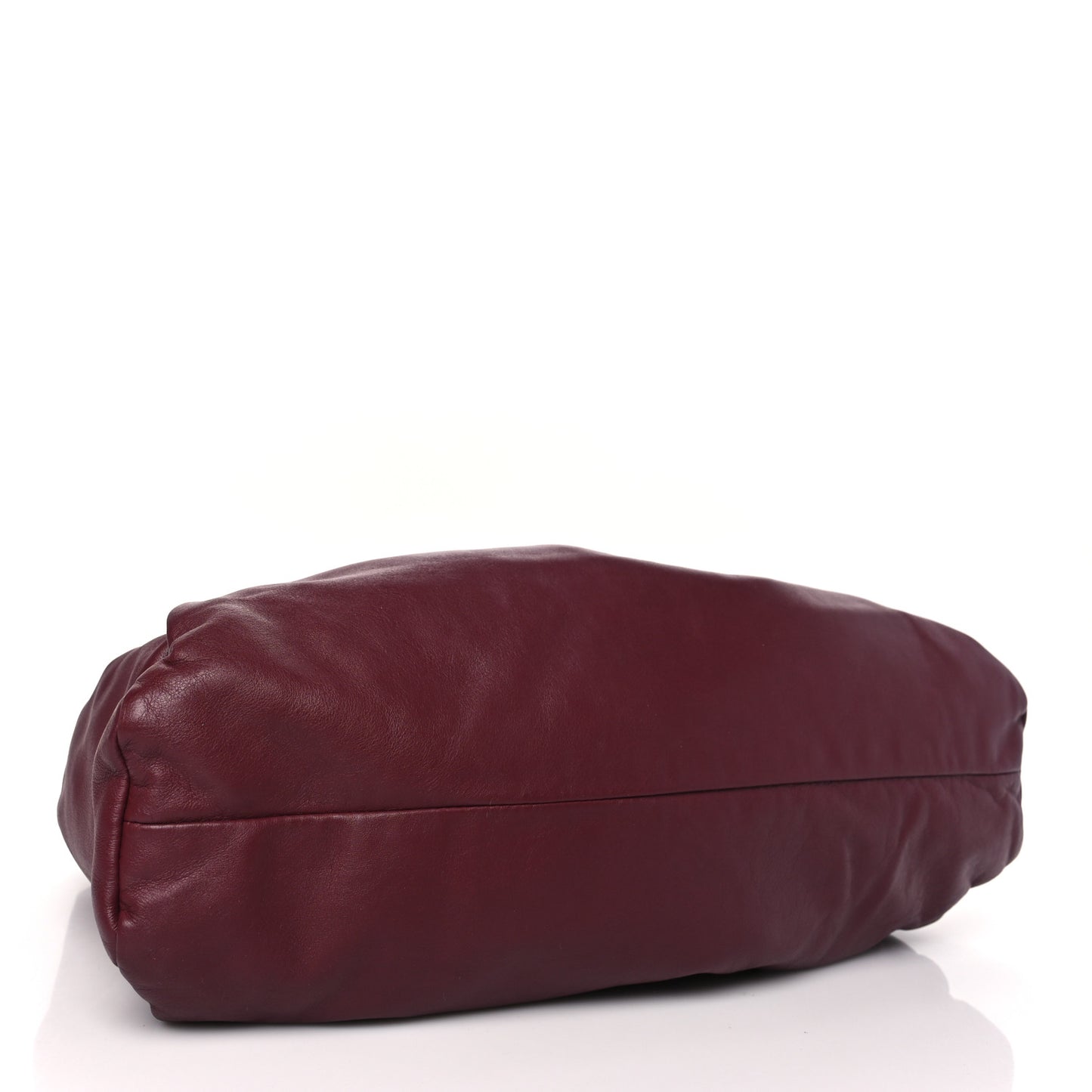 Smooth Butter Calfskin Small The Shoulder Pouch Dark Red