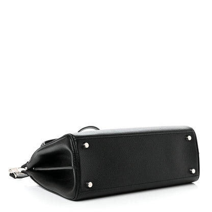 Gucci Grainy Calfskin Small Zumi Top Handle Bag Black 4 of 11