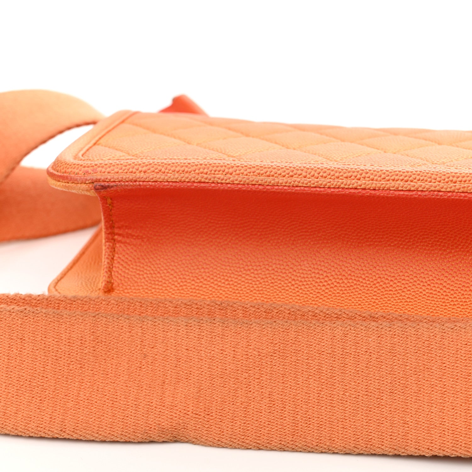 Chanel Caviar Quilted Small Sunset On The Sea Flap Orange 11 of 11