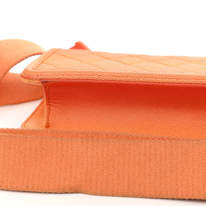 Chanel Caviar Quilted Small Sunset On The Sea Flap Orange 11 of 11