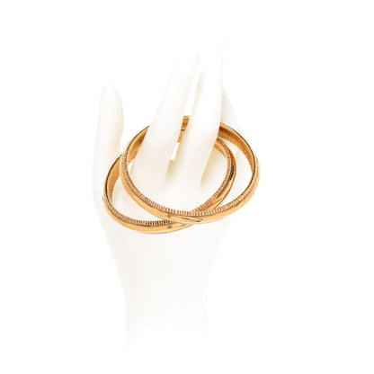 Chanel Metal Bangle Set of 2 Gold 2 of 4