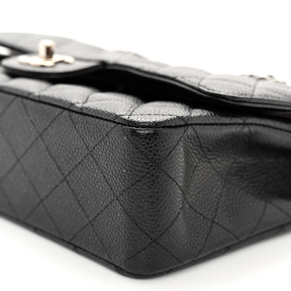 Chanel Caviar Quilted Medium Double Flap Black 10 of 11
