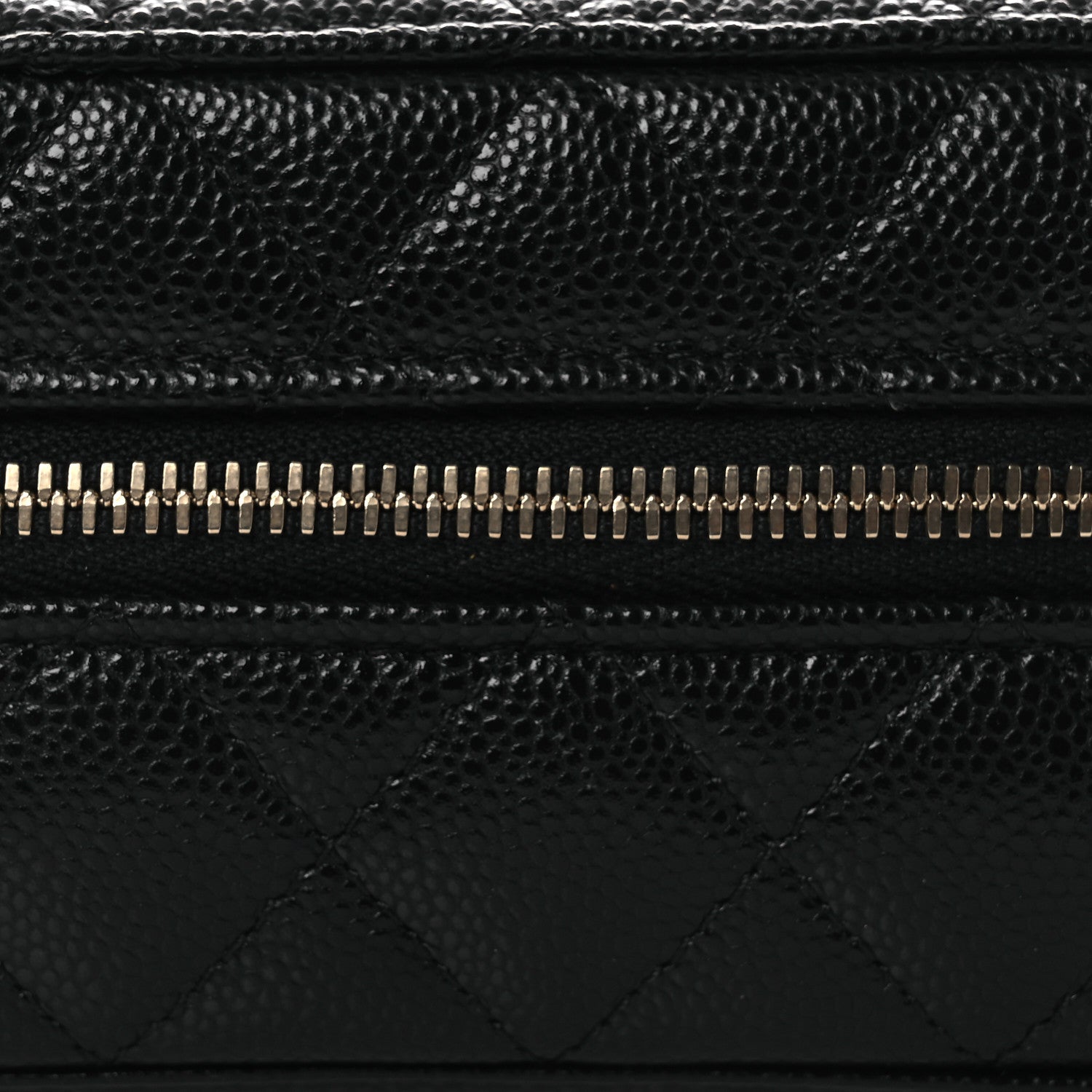 Chanel Caviar Quilted Top Handle Jewelry Case Black 8 of 12