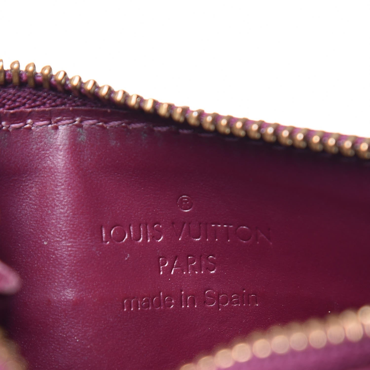 Louis Vuitton Vernis Key Pouch Violet 6 of 6