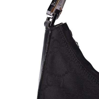 Gucci Nylon Monogram Small Hobo Black 15 of 15