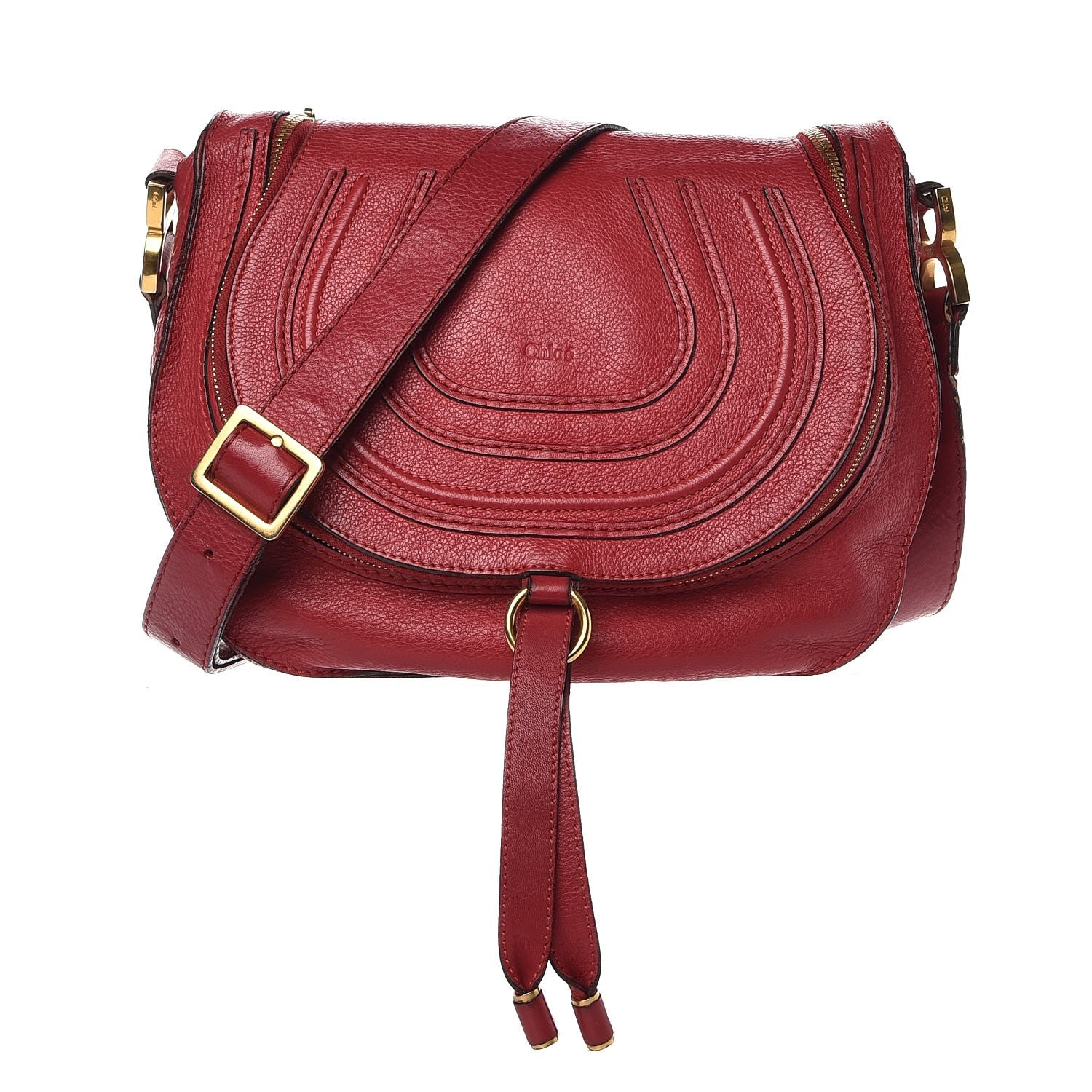 Chloe Calfskin Medium Marcie Crossbody Bag Berry Cupcake 1 of 21