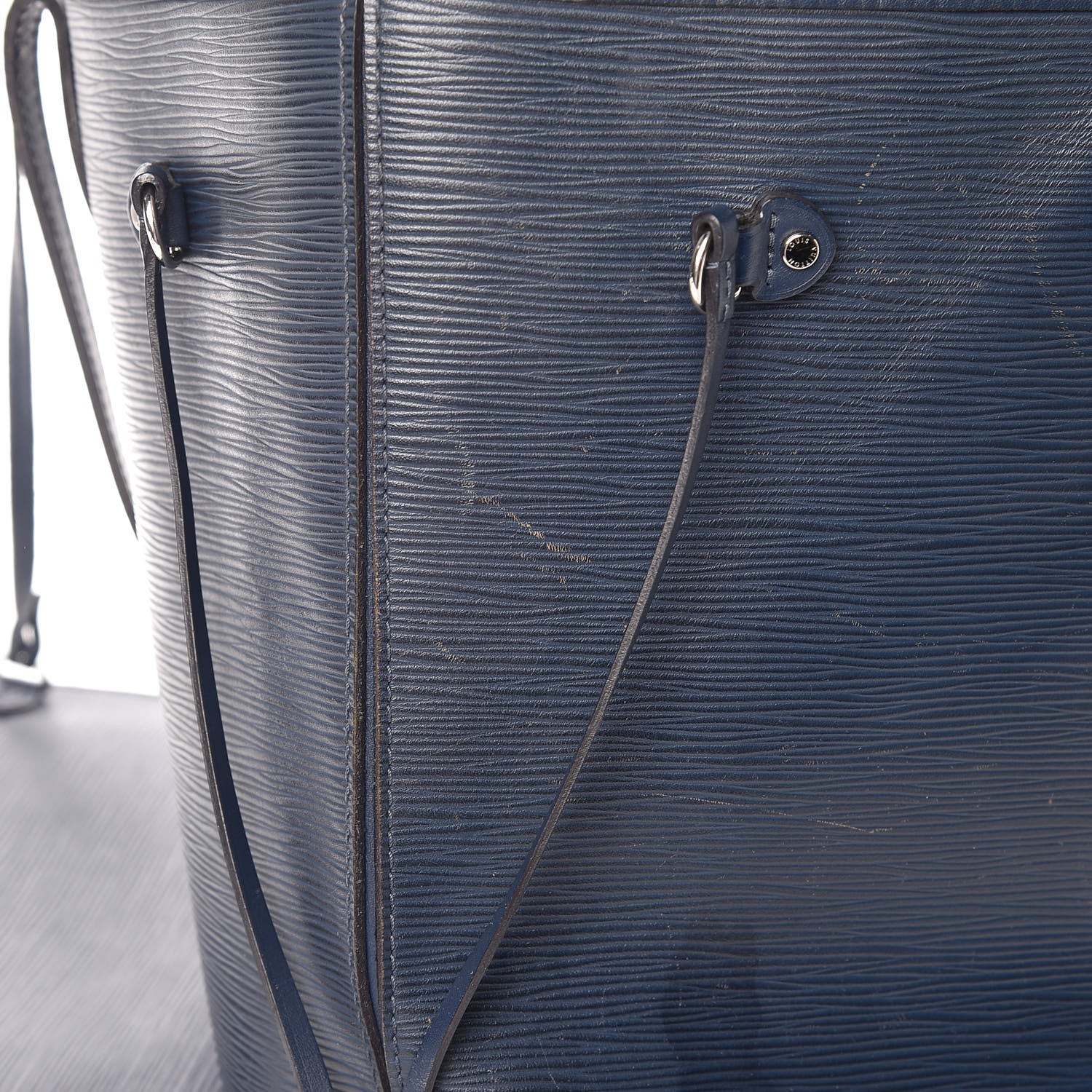 Louis Vuitton Epi Neverfull MM Indigo 12 of 18
