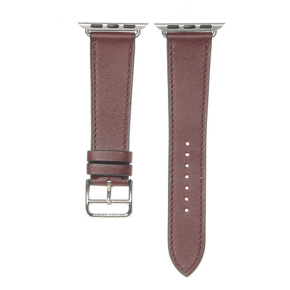 Hermes Swift 38mm Apple Watch Band Bordeaux 1 of 6