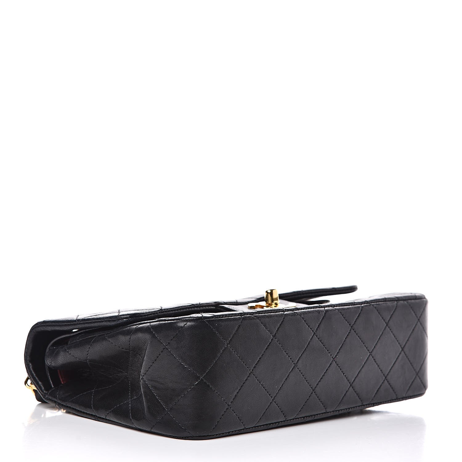 Chanel Lambskin Quilted Small Double Flap Black 4 of 13