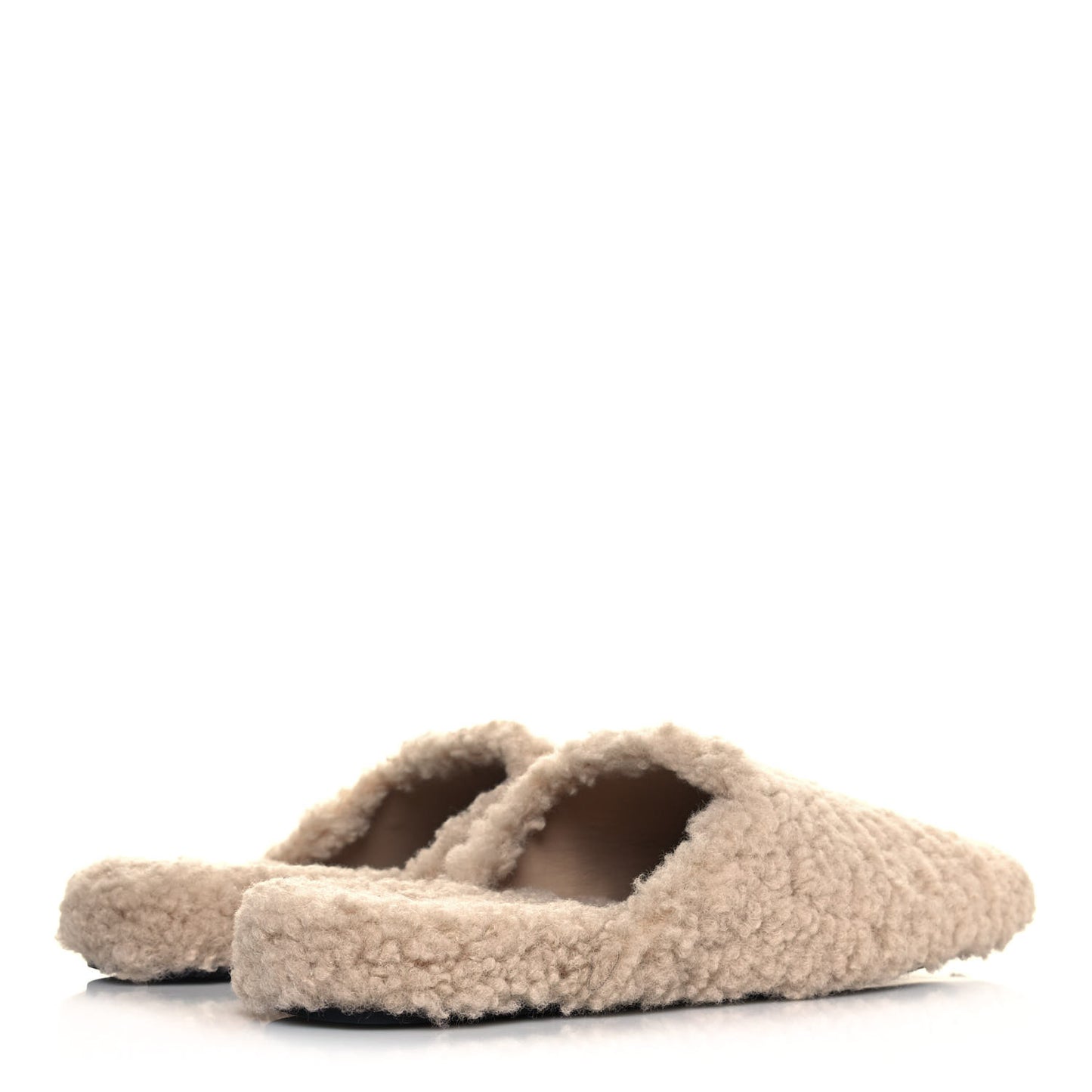 Faux Shearling Cosy BB Mules 39.5 Beige