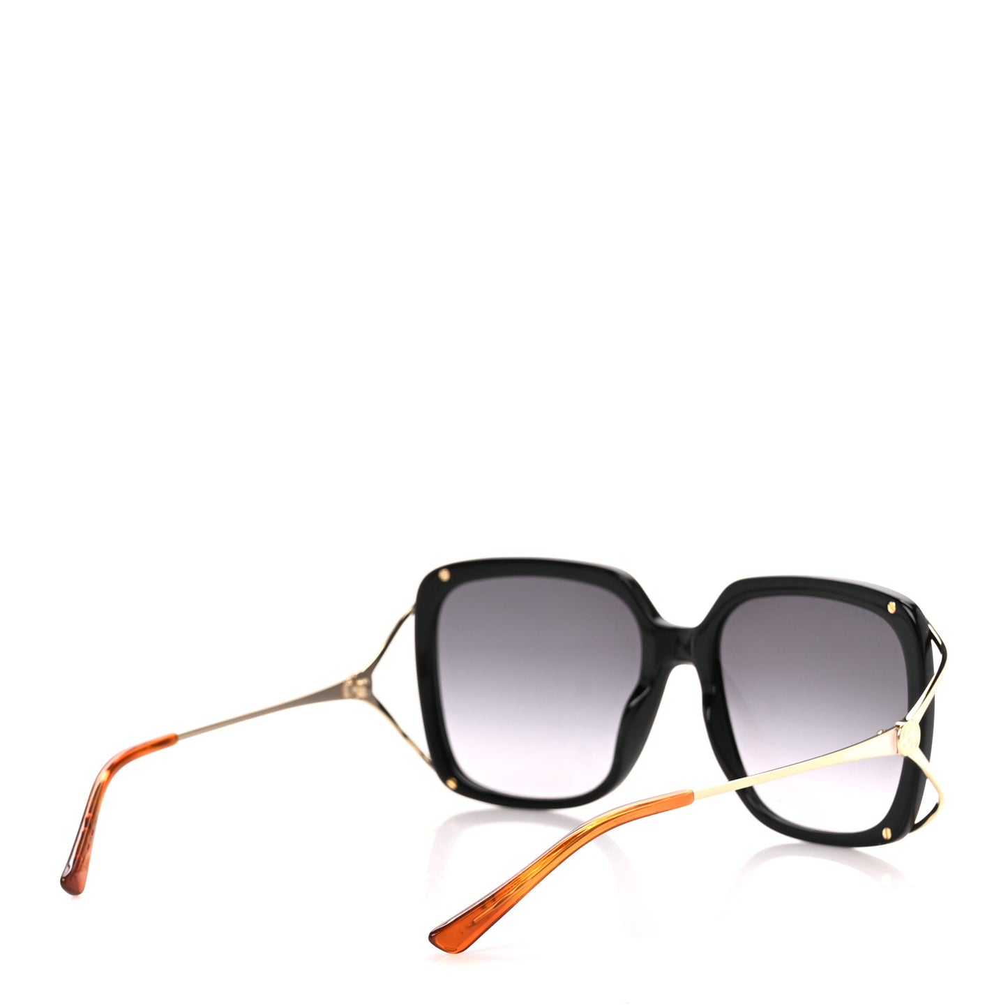 Acetate Butterfly Sunglasses GG0647S Black White