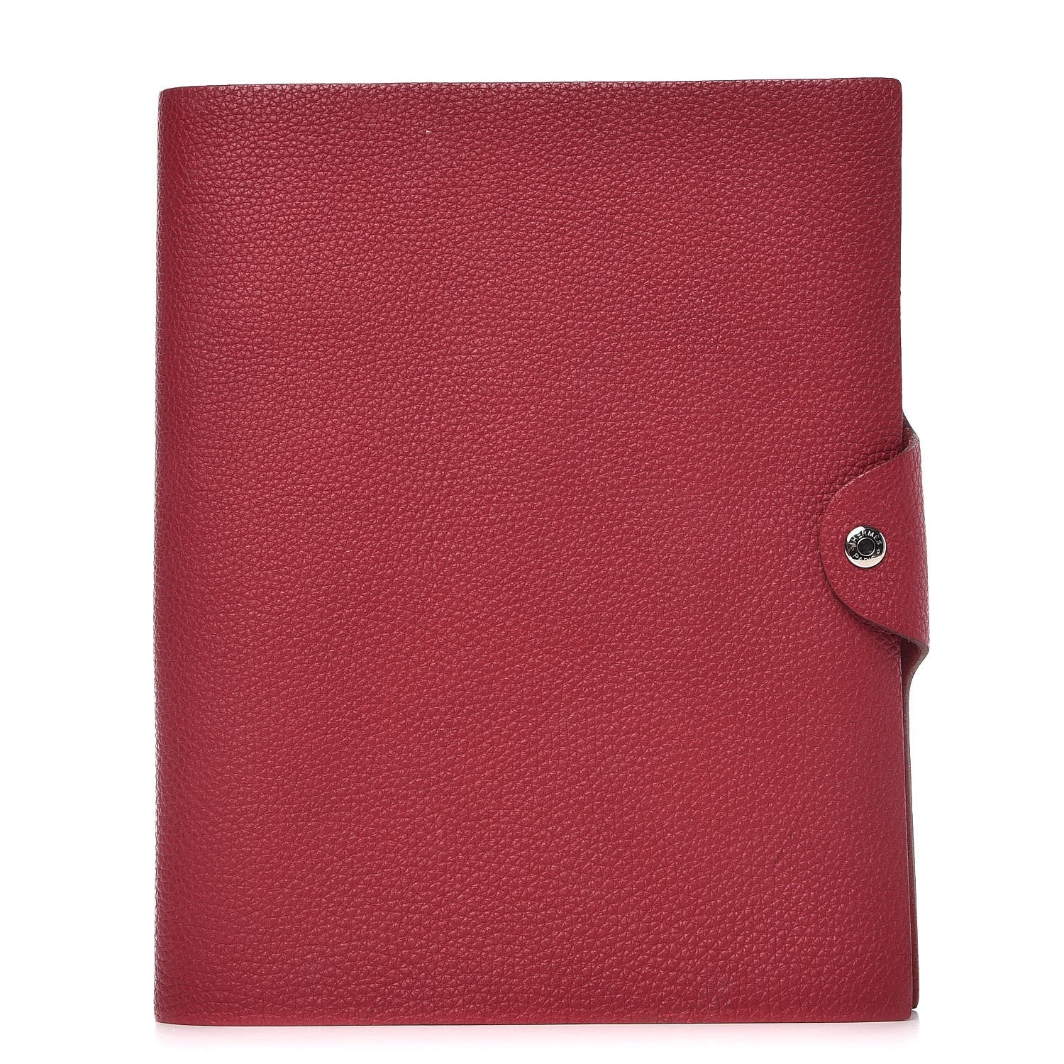 Hermes Togo Ulysse MM Notebook Cover Rubis 1 of 12
