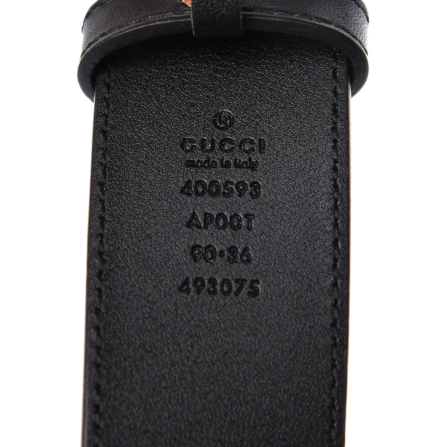 Calfskin Double G 40mm Belt 90 36 Black