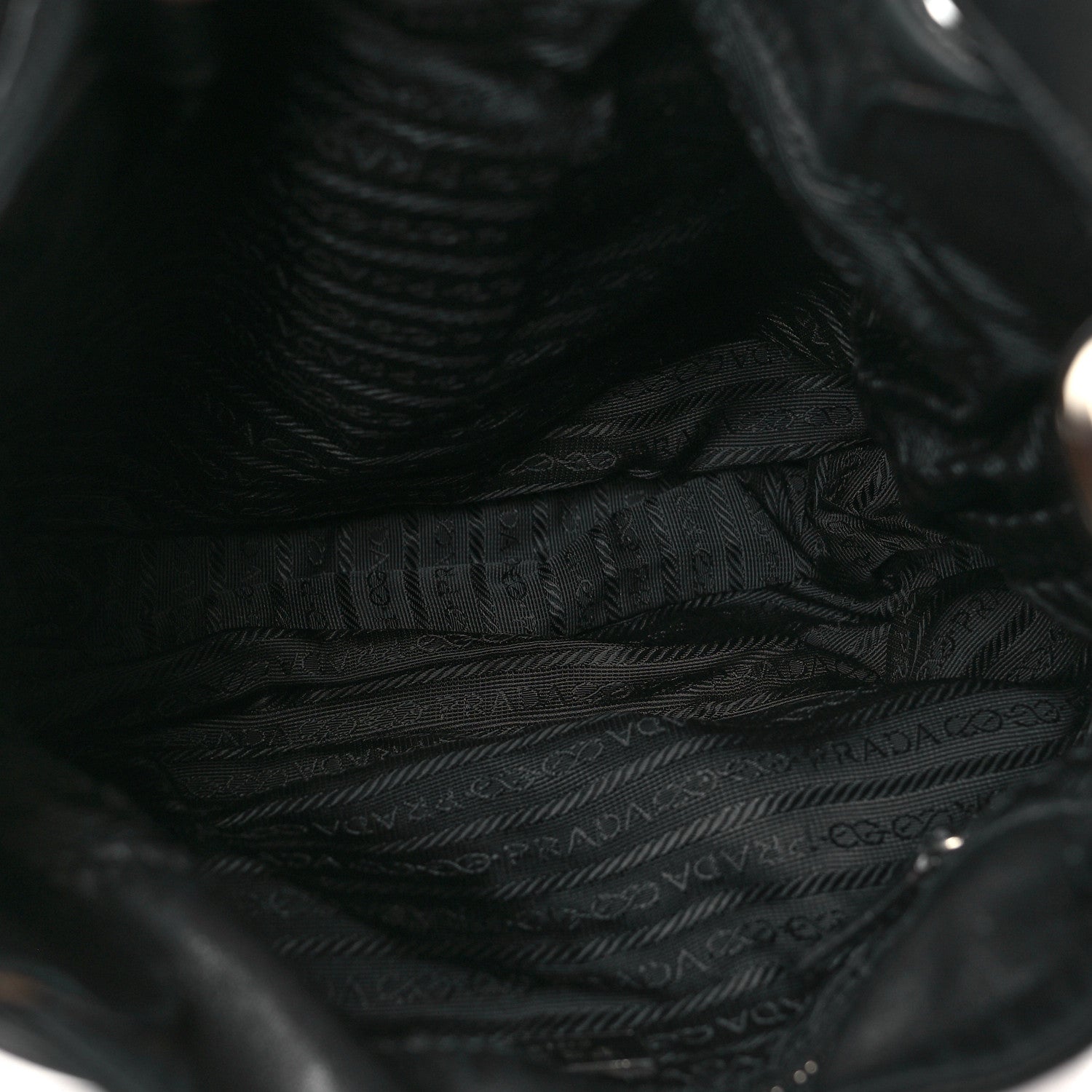 Prada Nappa Zip Hobo Black 5 of 12