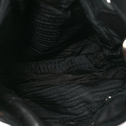 Prada Nappa Zip Hobo Black 5 of 12