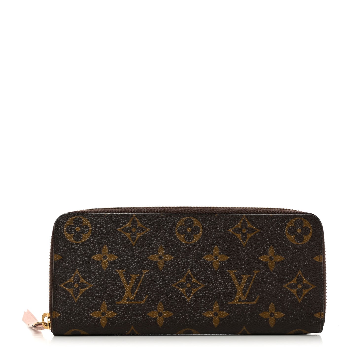 Monogram Clemence Wallet Rose Ballerine