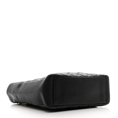 Chanel Caviar Quilted Petit Shopping Tote PST Black 4 of 10