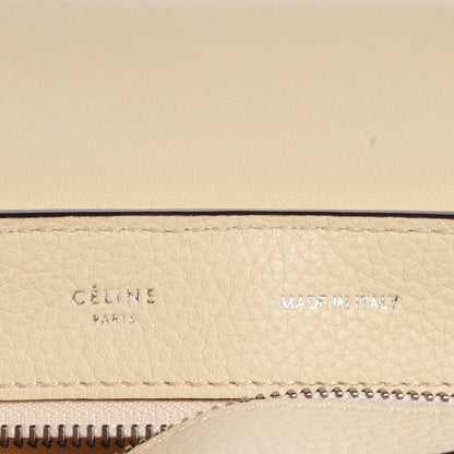 Celine Drummed Leather Suede Medium Trapeze Butter 7 of 9
