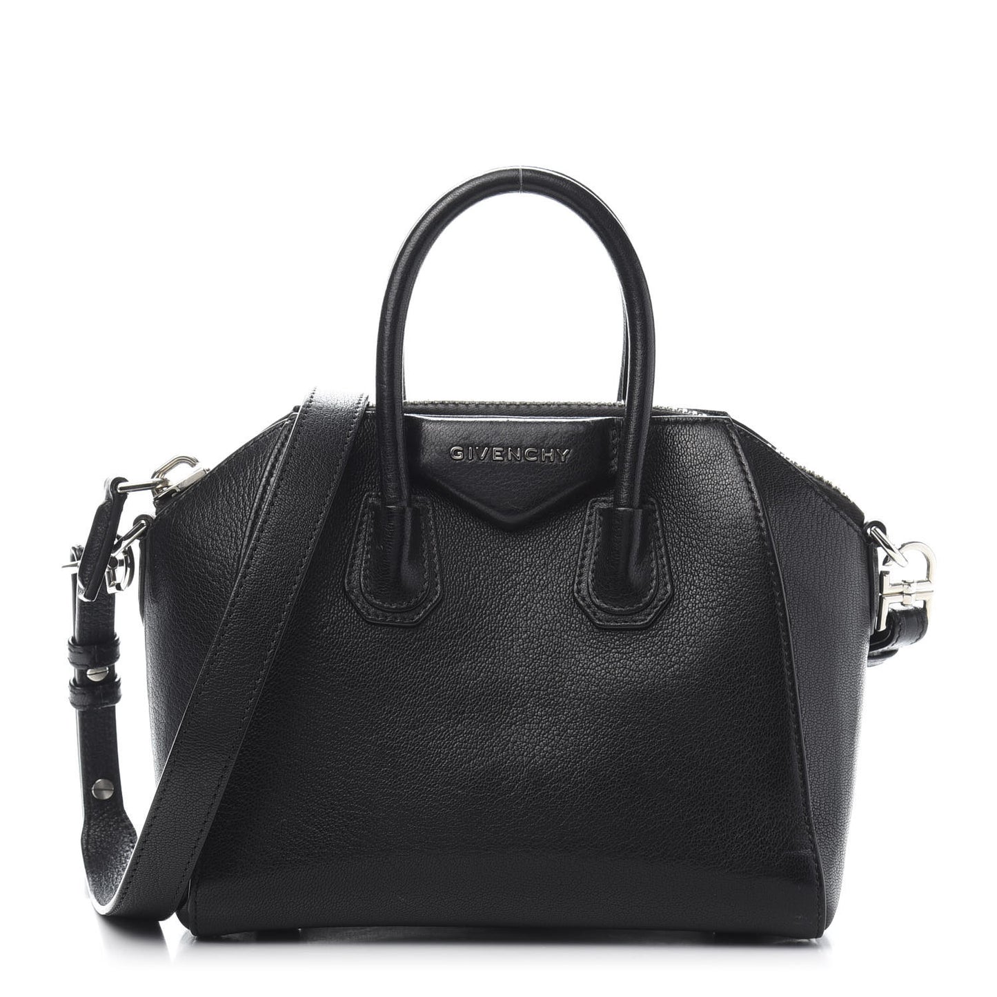 Sugar Goatskin Mini Antigona Black