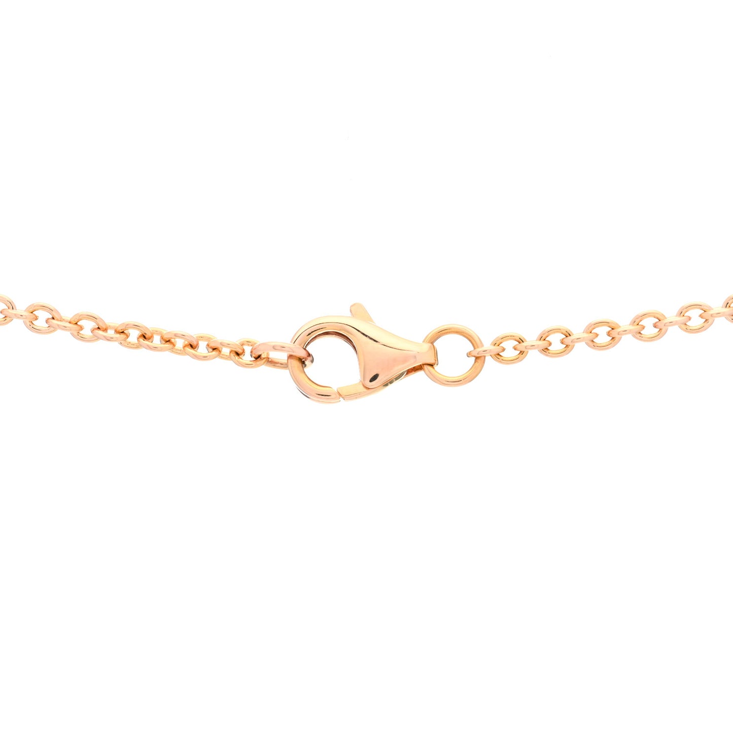 18K Pink Gold Interlocking LOVE Necklace
